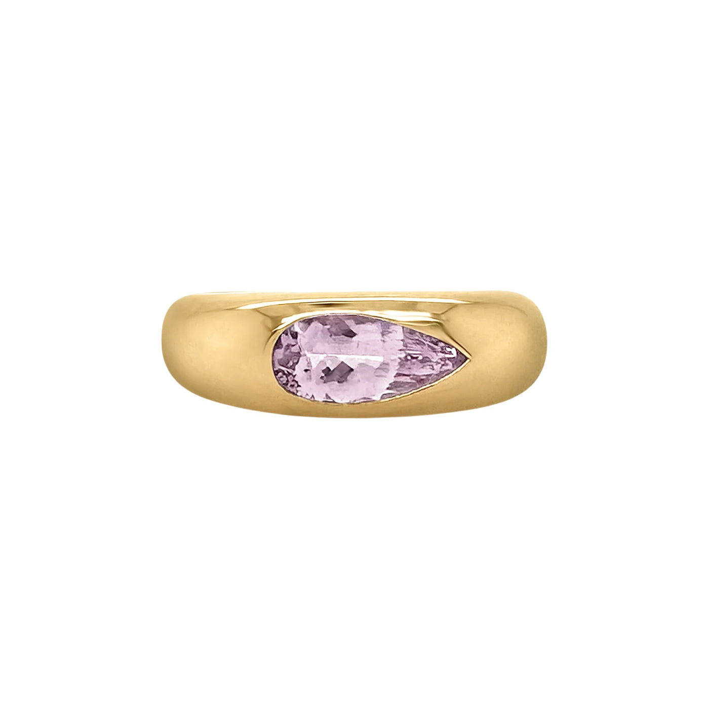 Elongated Pear Garnet Classic Nomad Ring (Pre-Order)