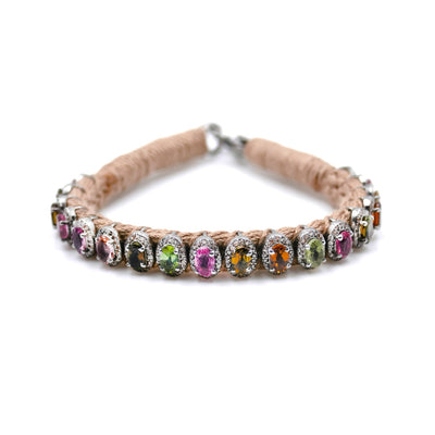 Rio Diamond & Tourmaline Nude Bracelet