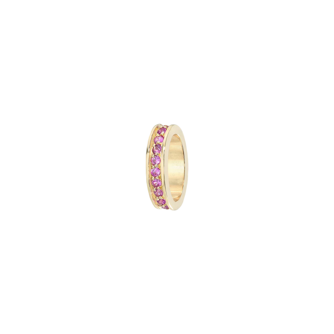 Pink Sapphire Eternity Charm