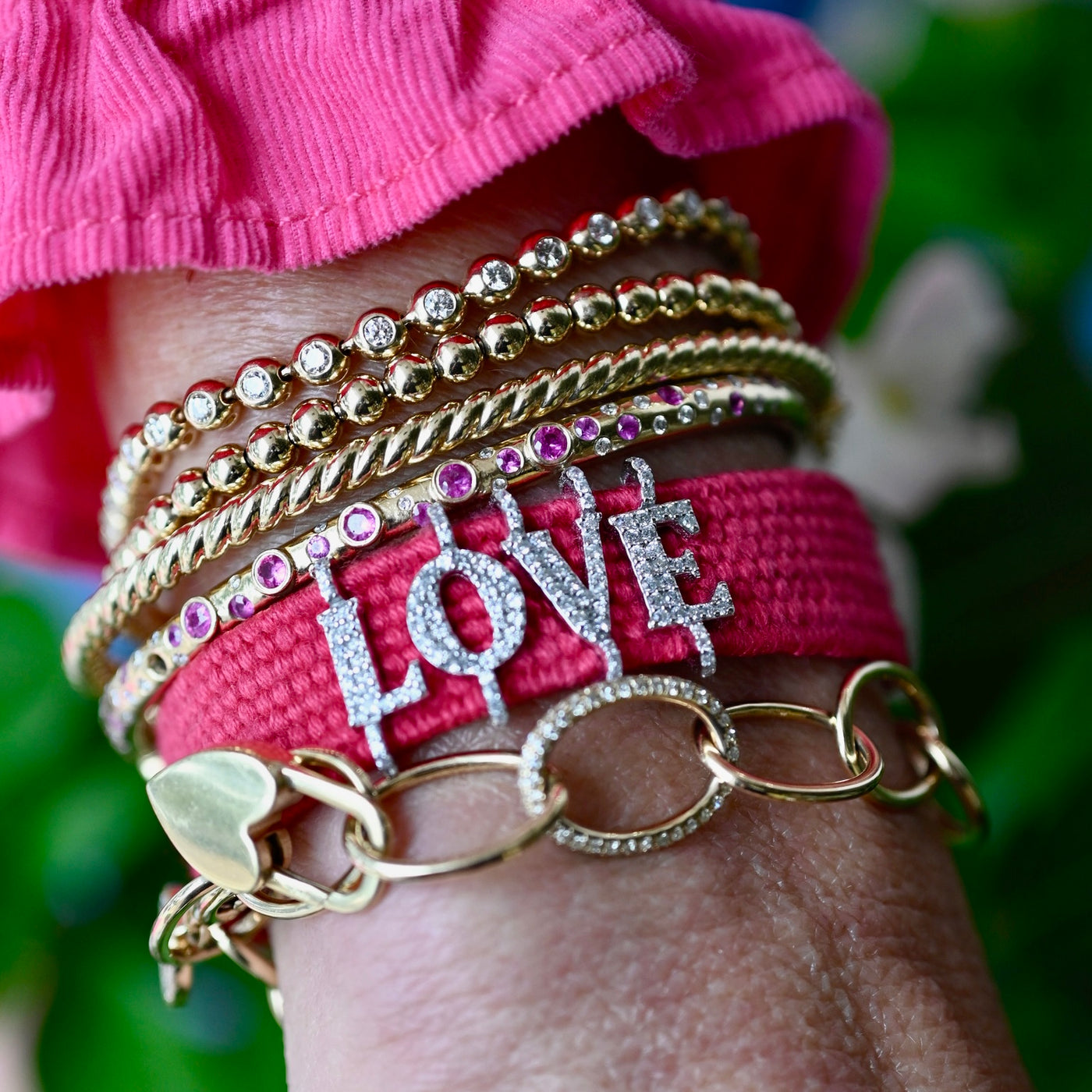 Love Pink Bracelet