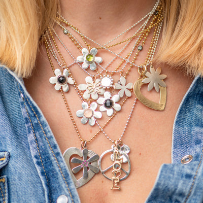 Sheila Heart Charm Necklace
