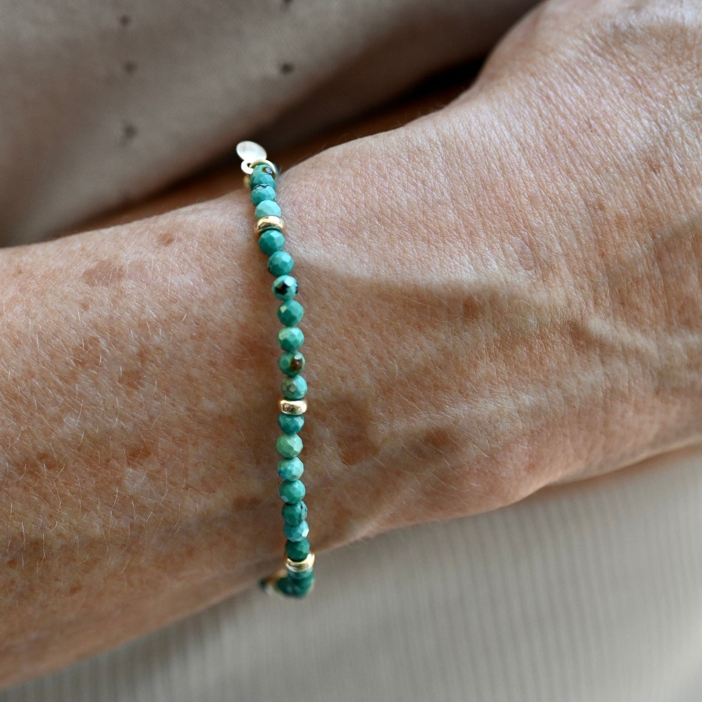 Turquoise Bead Bracelet