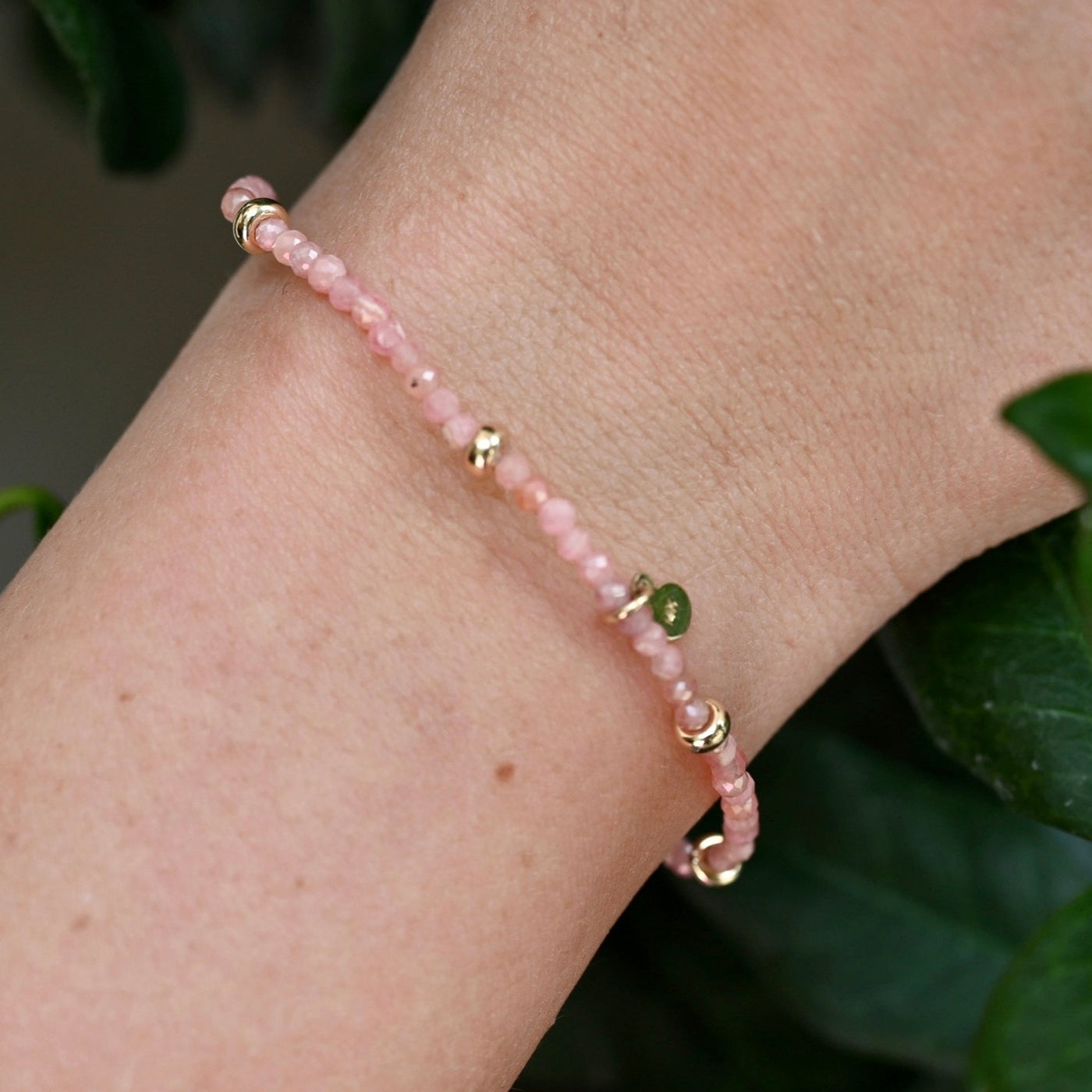 Rose Bead Bracelet