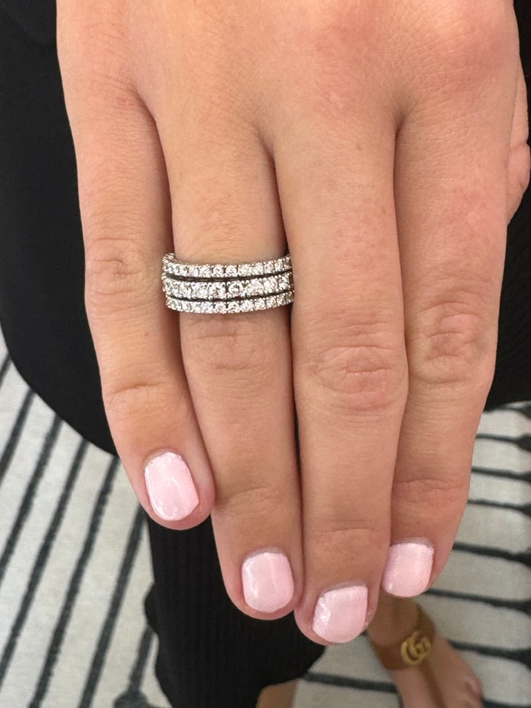 Soft Wrapped Diamond Ring
