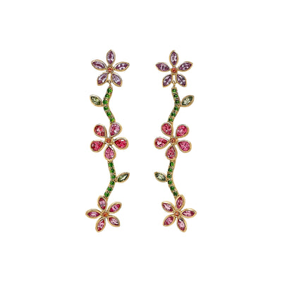 Floral Vine Earrings (Pre-Order)