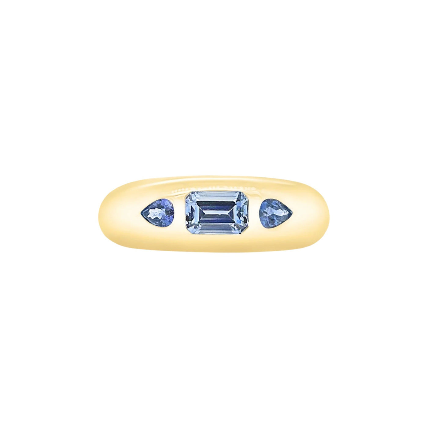 Emerald Cut with Pear Sides Classic Nomad Ring (Pre-Order)