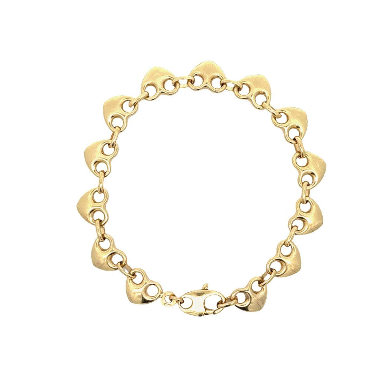 Puff Heart Mariner Bracelet
