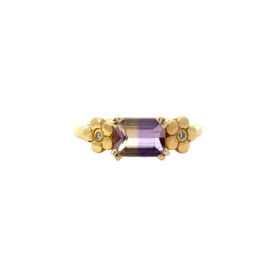 Cala Lily Ring with Ametrine & Diamonds