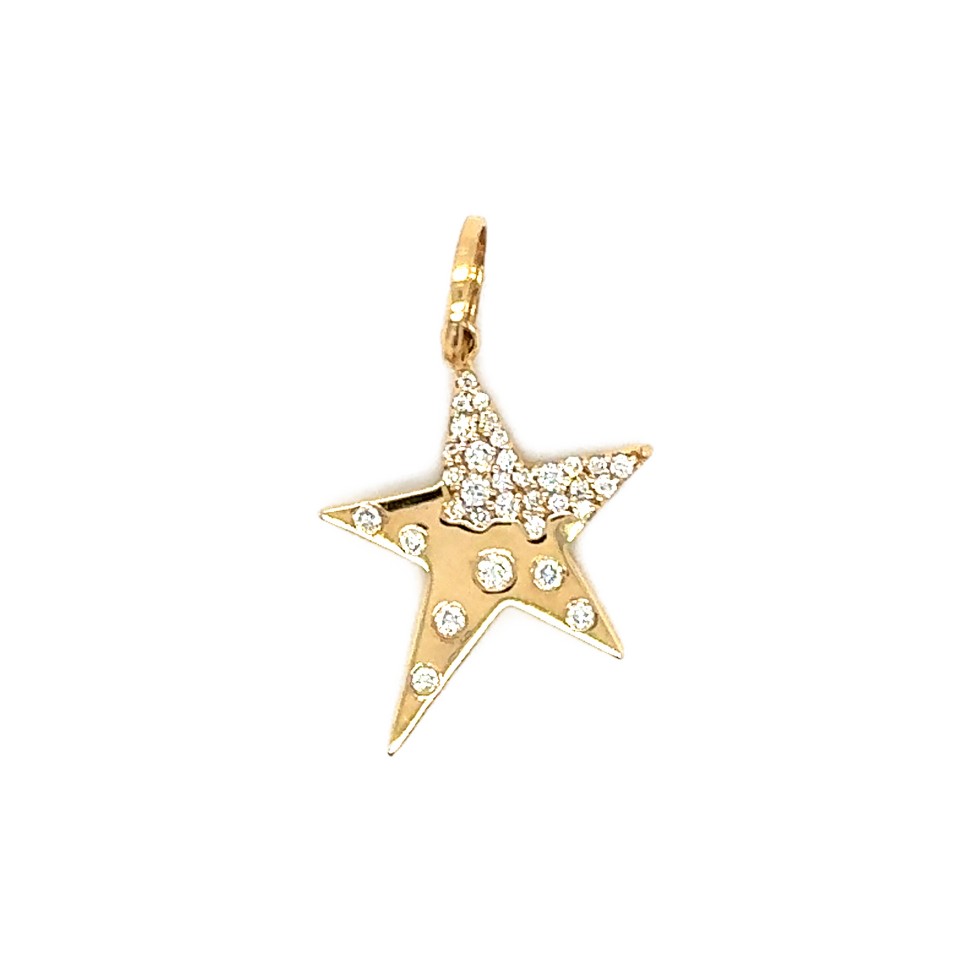 Scattered Diamond Shooting Star Charm