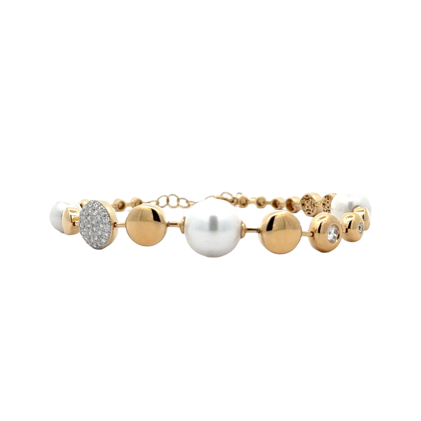 Pearl and Diamond Bracelet