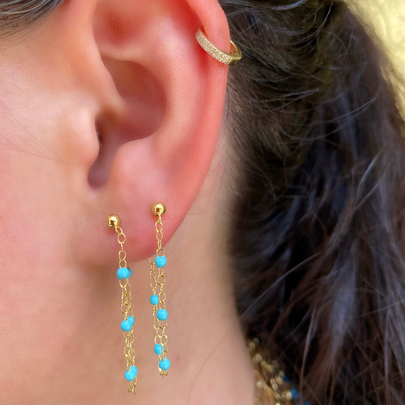 Turquoise Drop Earrings