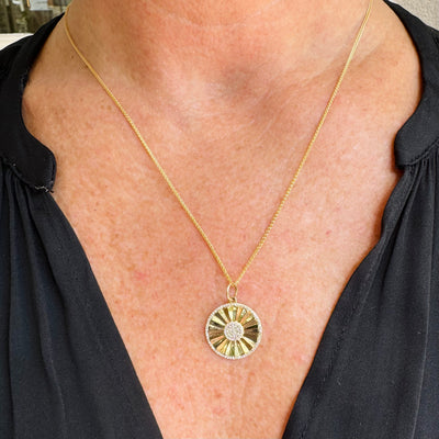 Pave Diamond Fluted Disk