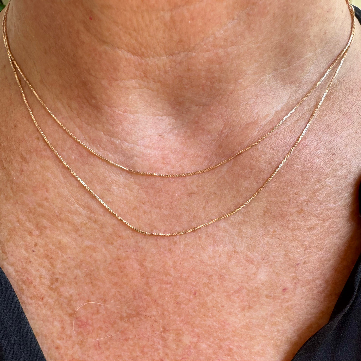 Double Strand Liquid Gold Necklace