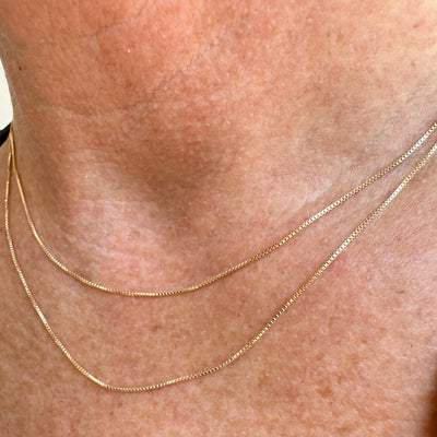 Double Strand Liquid Gold Necklace