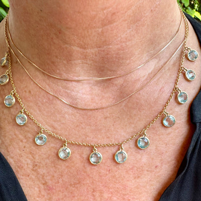 Double Strand Liquid Gold Necklace