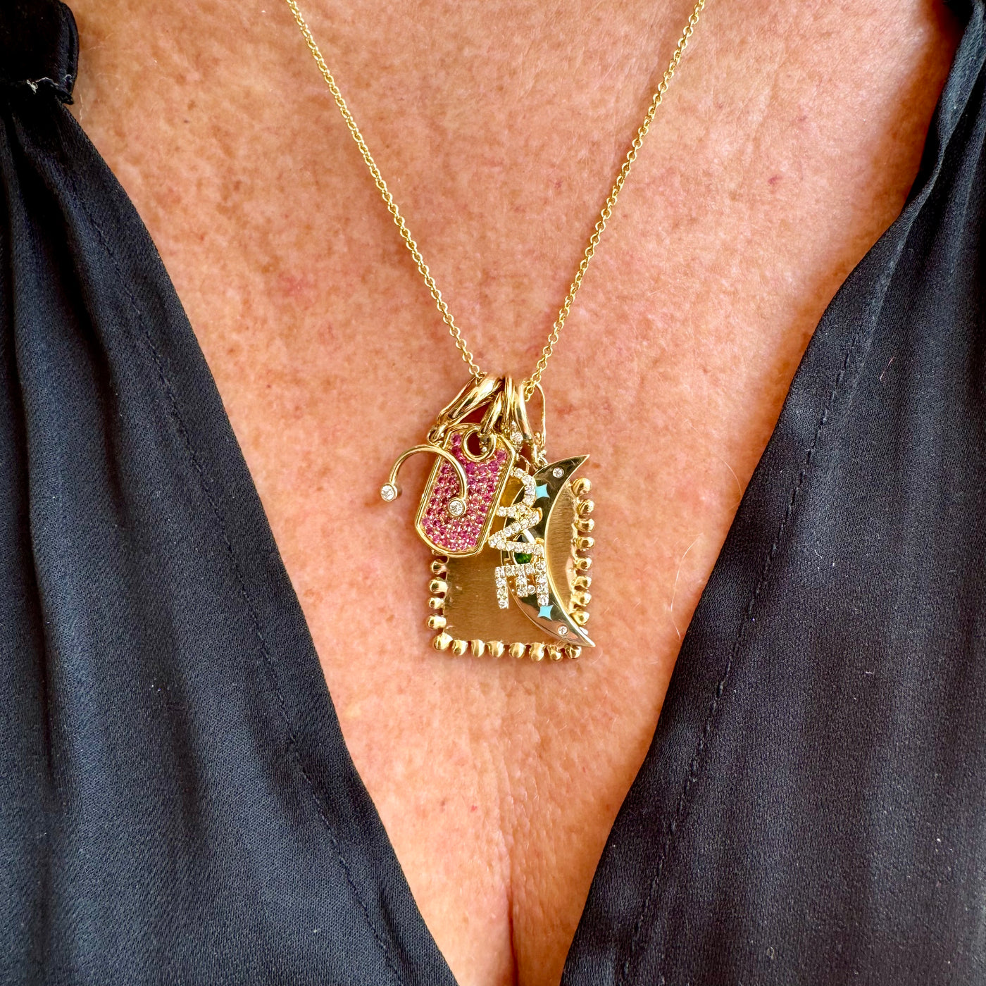 Diamond Rainbow Charm