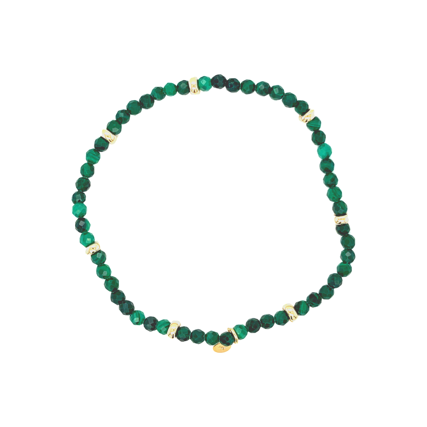 Malachite Bead Bracelet