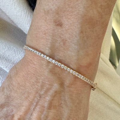 Skinny Diamond Bangle