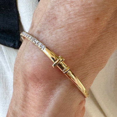 Skinny Diamond Bangle