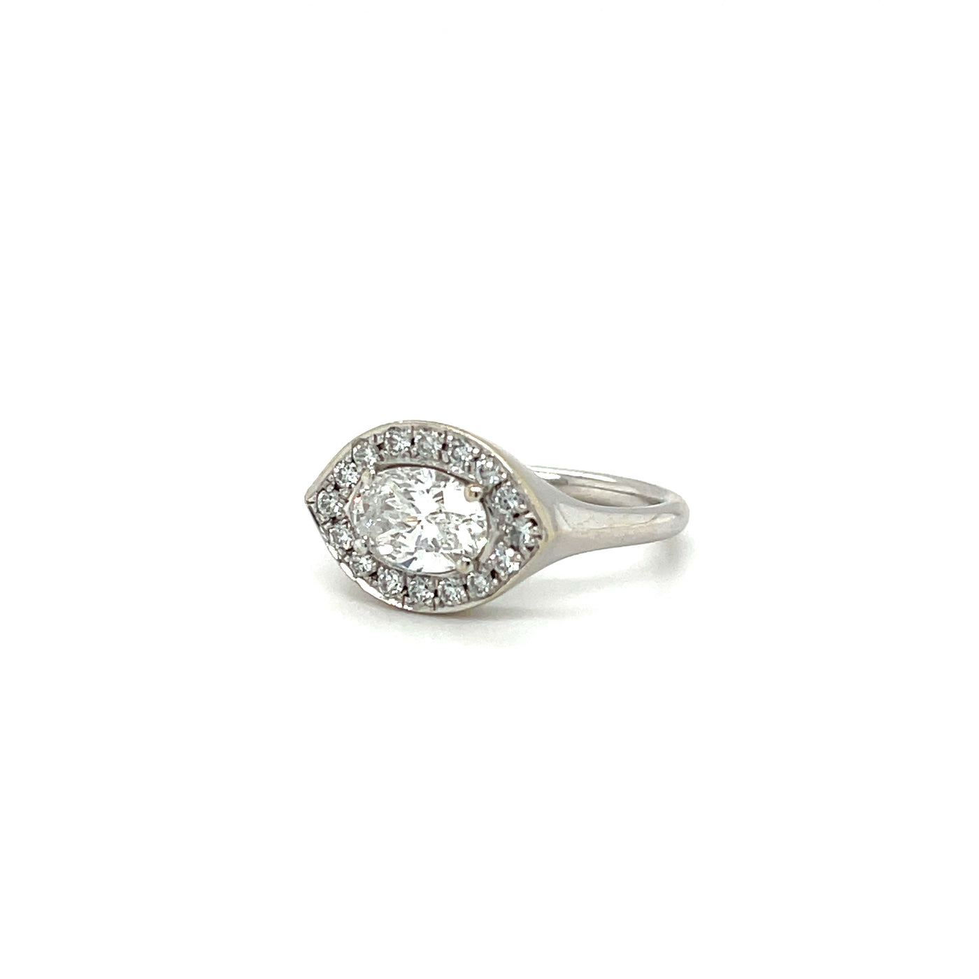 Azalea Diamond Ring / 18k White Gold