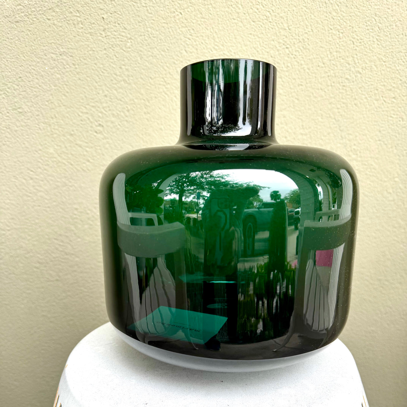 Ming Vase - Emerald Green