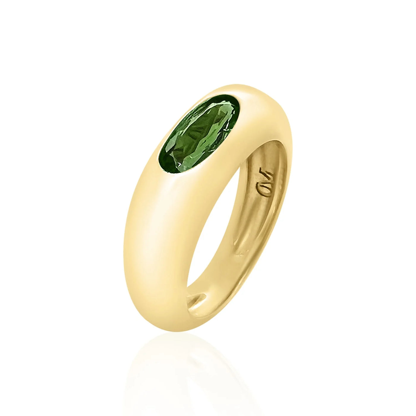 Moval Green Tourmaline Nomad Ring