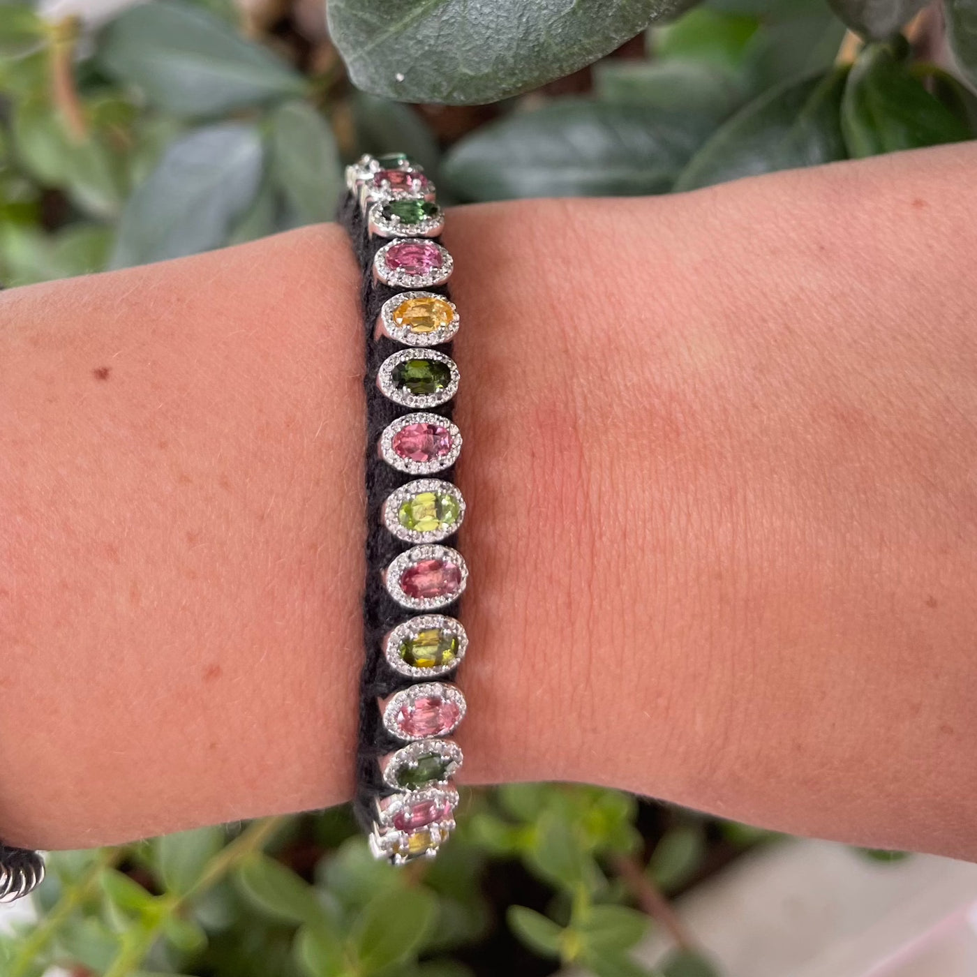 Rio Diamond & Tourmaline Black Bracelet