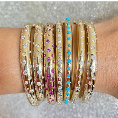 Starburst Skinny Nomad Bangle (Pre-Order)