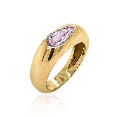 Elongated Pear Garnet Classic Nomad Ring (Pre-Order)