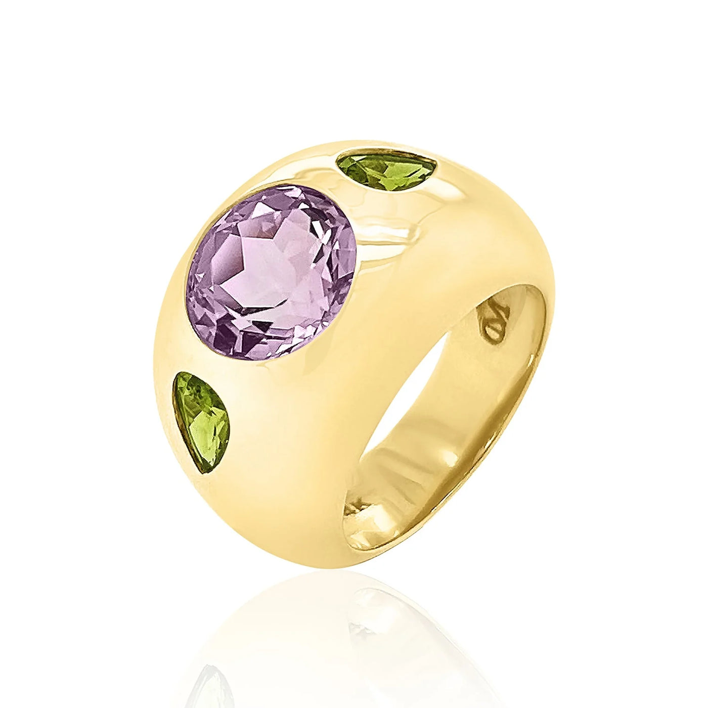 Round & Pear Chunky Nomad Ring (Pre-Order)