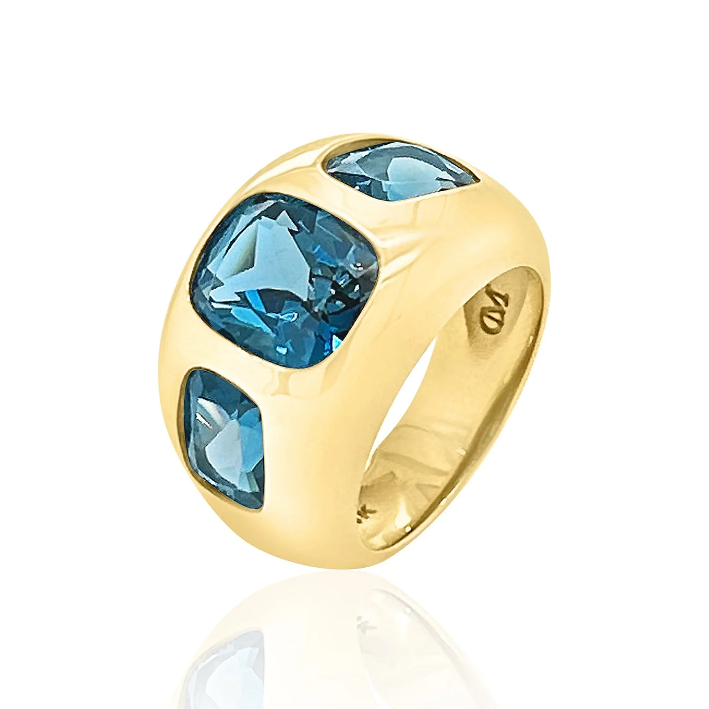 Elongated Cushion Cut Chunky Nomad Ring (Pre-Order)