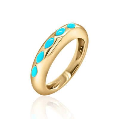 5 Marquise Skinny Nomad Ring (Pre-Order)