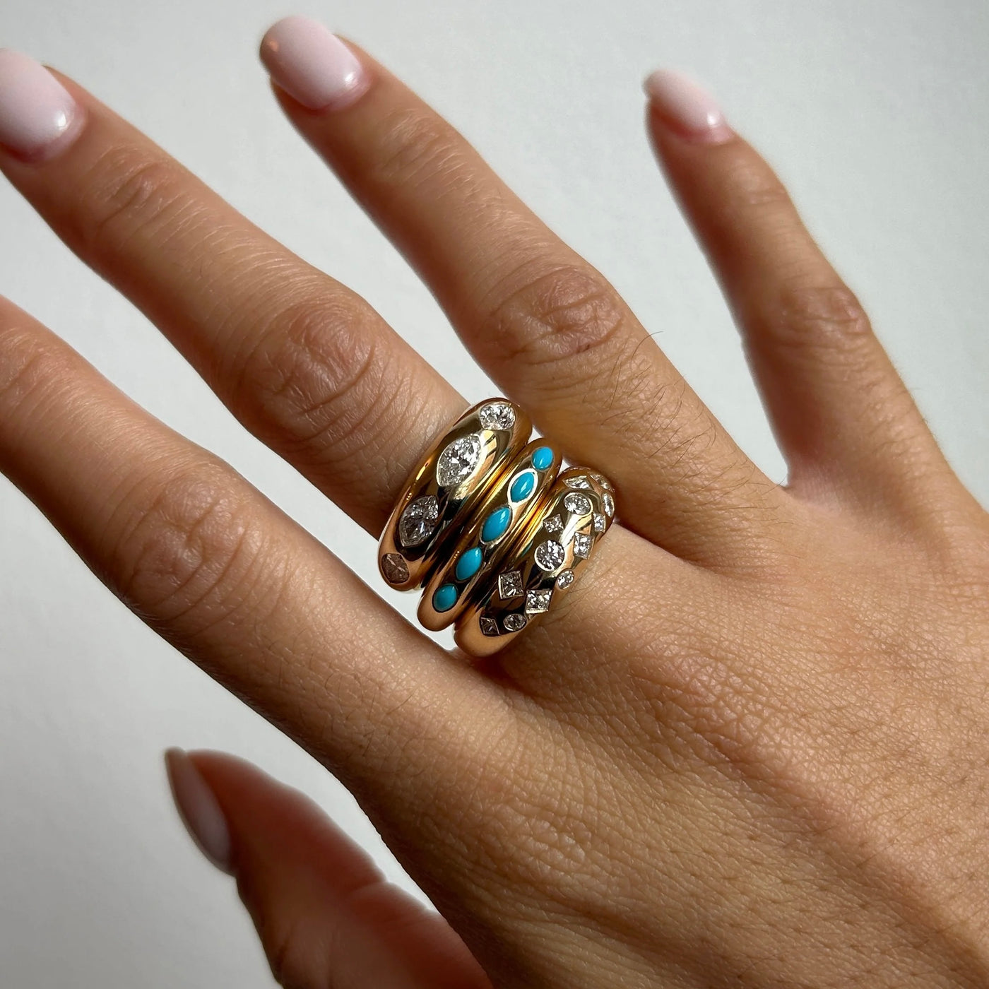 5 Marquise Skinny Nomad Ring (Pre-Order)