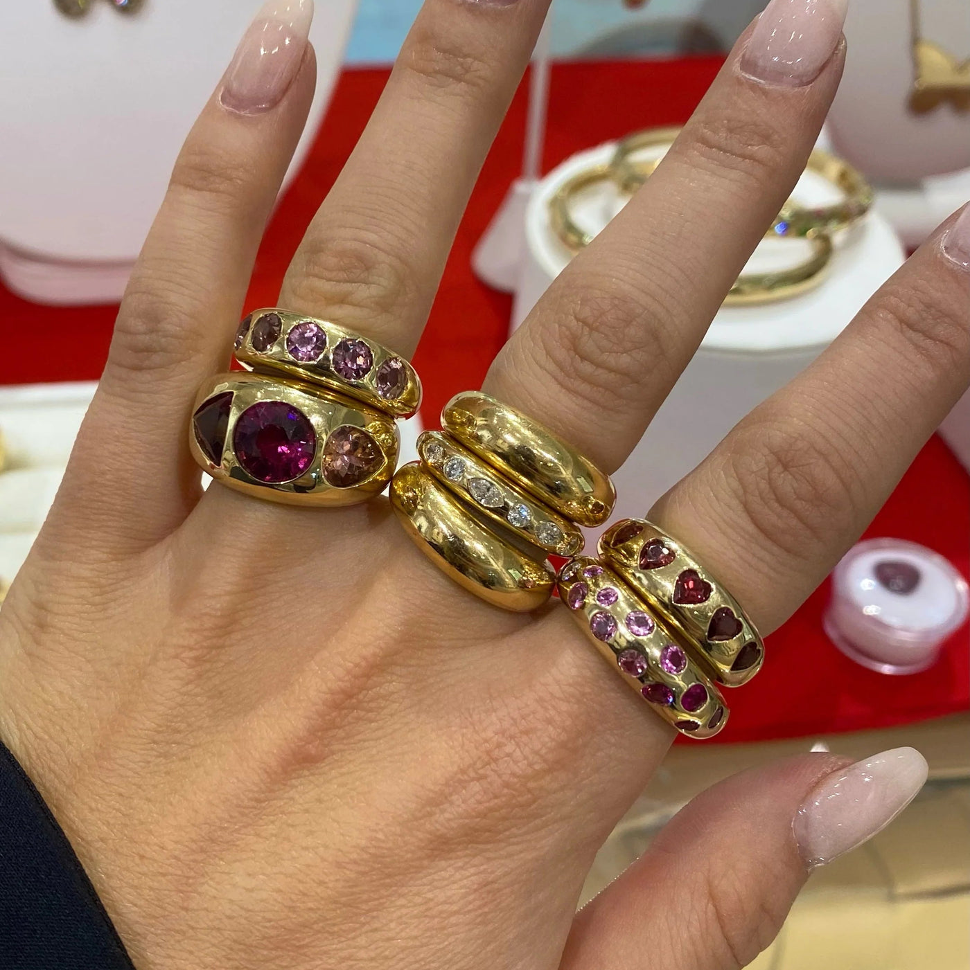 Pink Ombré Classic Nomad Ring (Pre-Order)