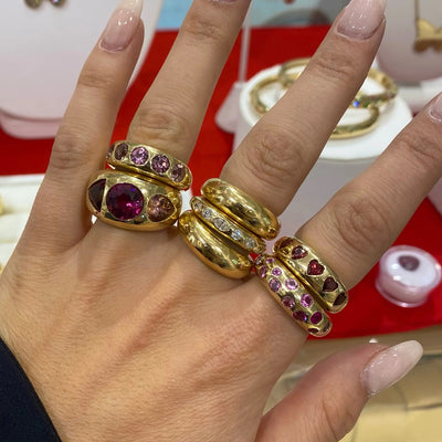 Pink Ombré Classic Nomad Ring (Pre-Order)