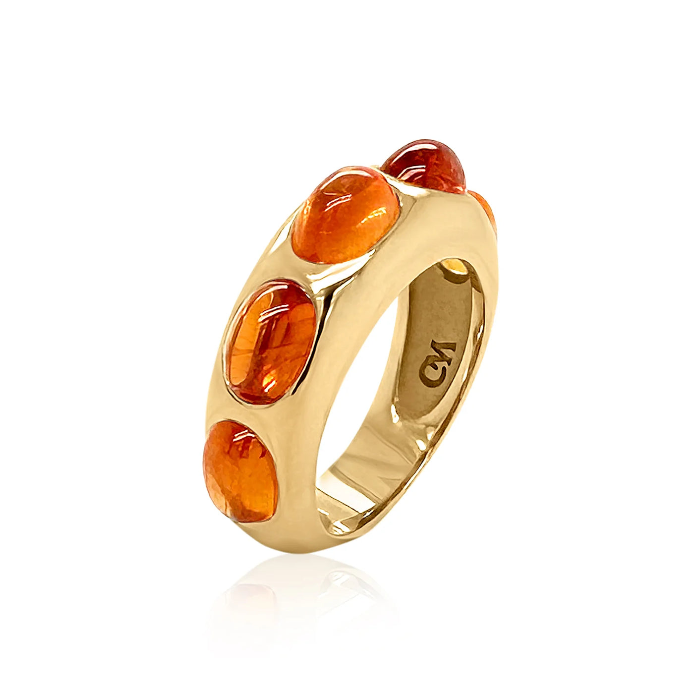 5 Oval Classic Nomad Ring - Spessartite Garnet (Pre-Order)