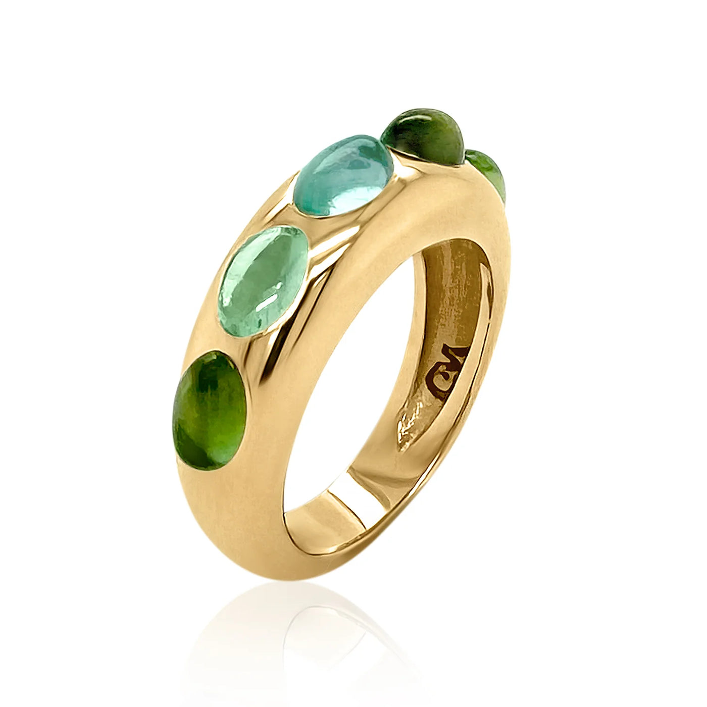 5 Oval Classic Nomad Ring - Green Tourmaline (Pre-Order)
