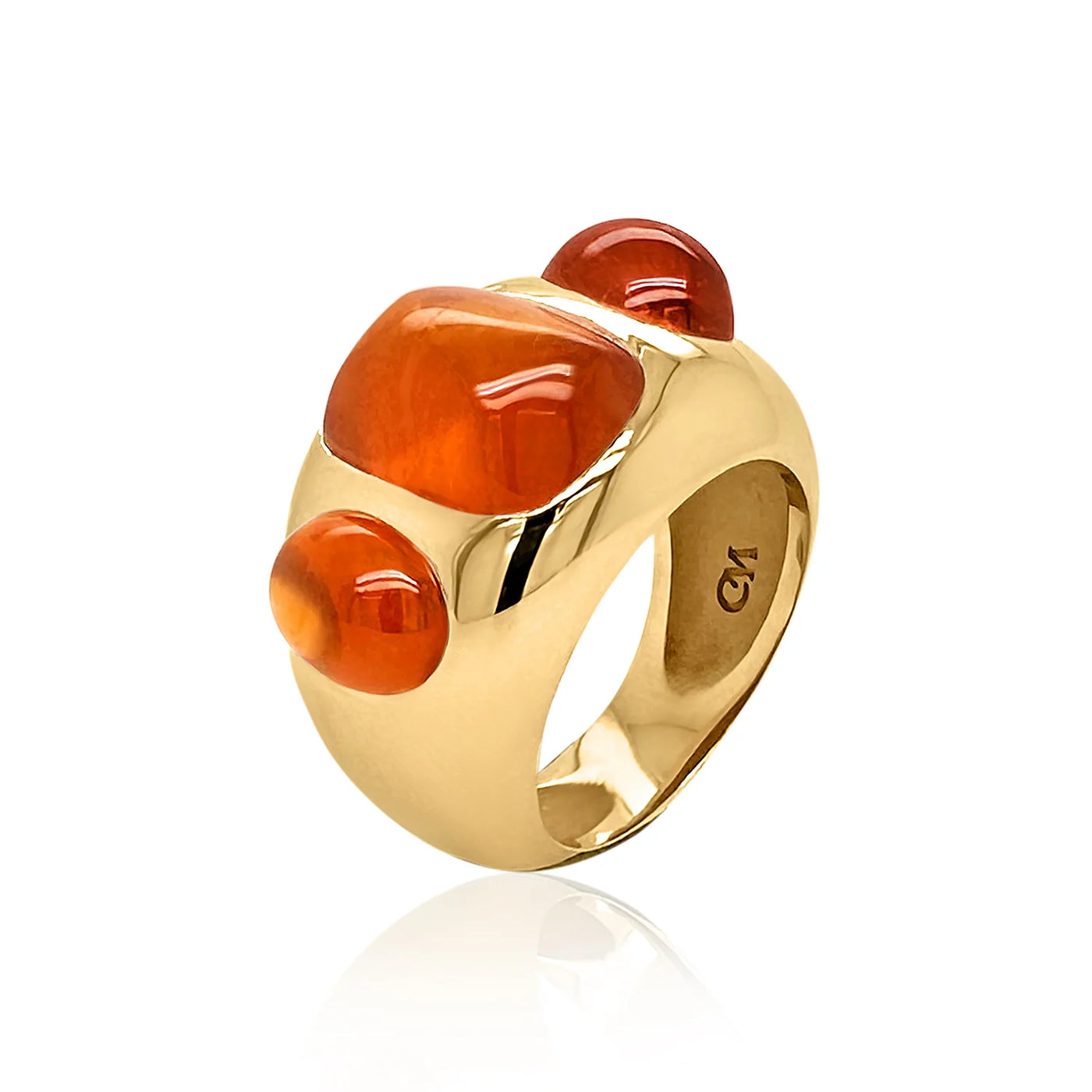 Cushion Cut with Oval Chunky Nomad Ring (Pre-Order)