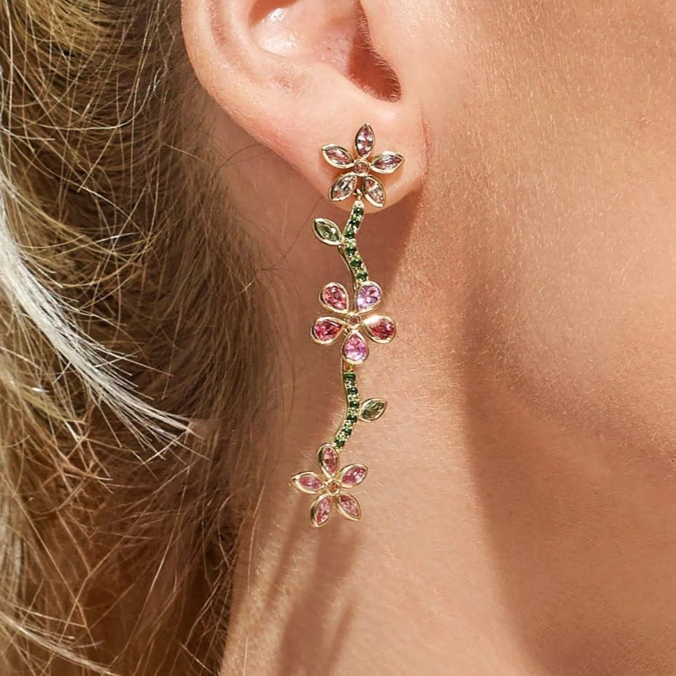 Floral Vine Earrings (Pre-Order)