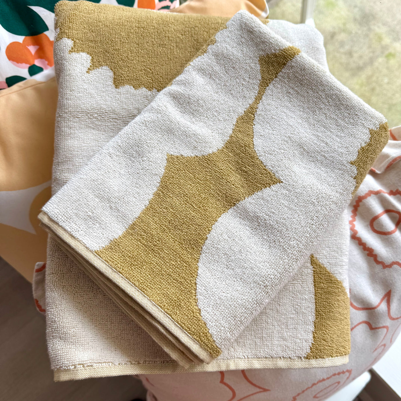 Unikko Towel Set/Tan