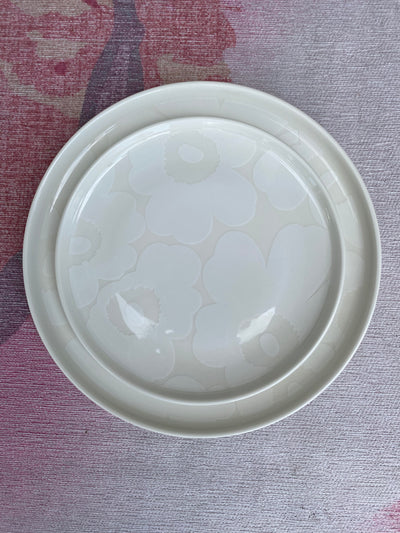 Unikko Salad Plate/ 20cm/ White