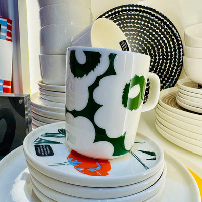 Unikko Muki Mug/White/Green