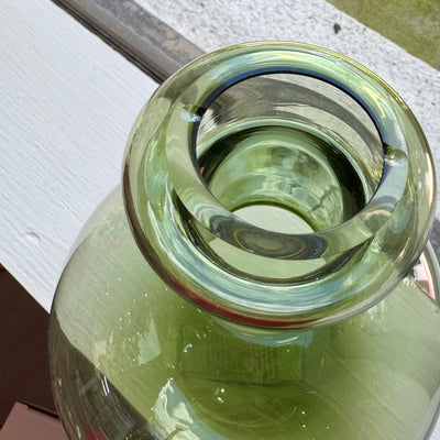 Butticula Candle Holder/ Moss Green