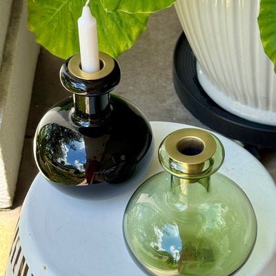 Butticula Candle Holder/ Black