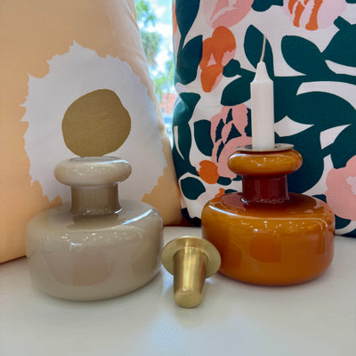 Puteli Candle Holder/ Caramel