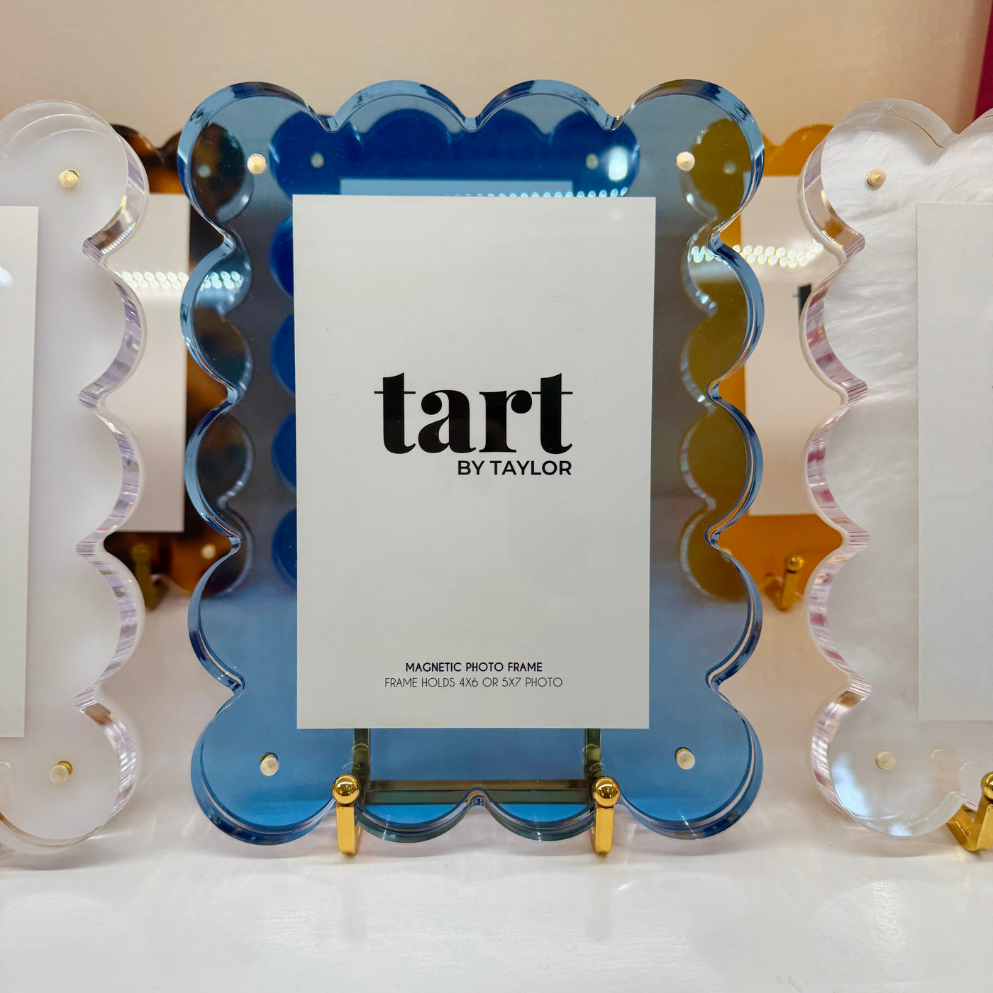 Neon Blue Acrylic Picture Frame