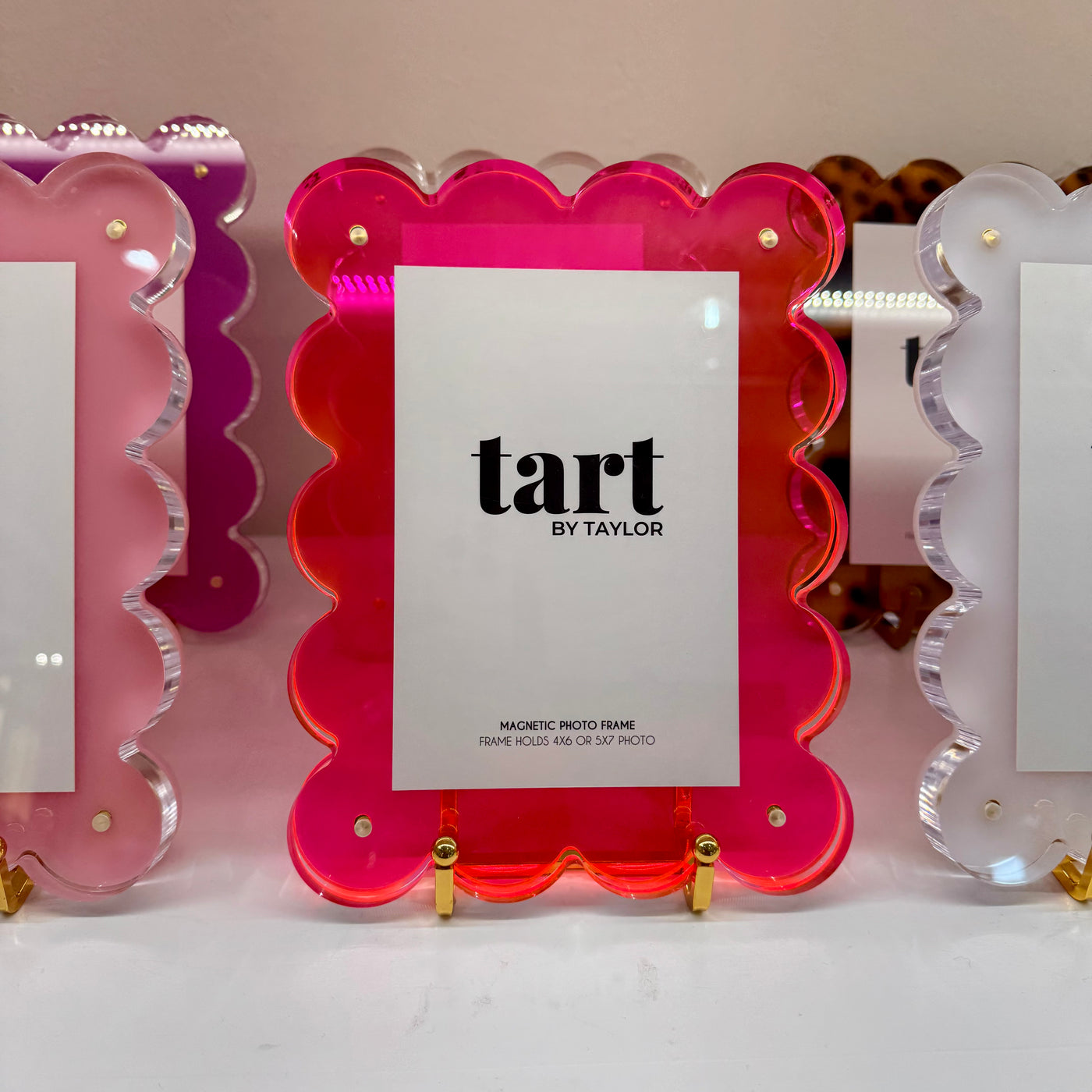 Neon Pink Acrylic Picture Frame