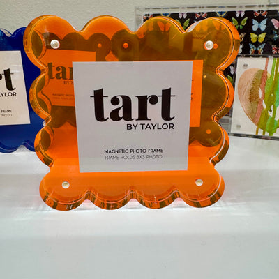 Neon Orange Mini Acrylic Picture Frame