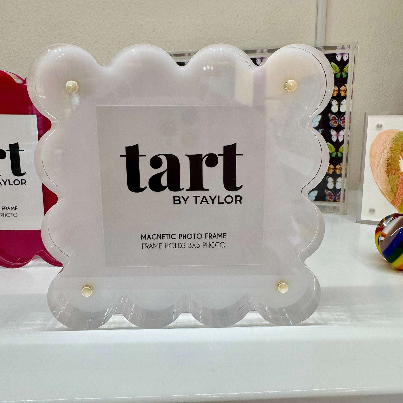 White Mini Acrylic Frame