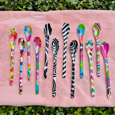Dessert Spoons Set - Multi Color